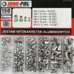 MAR-POL Set BLIND matica od aluminijuma M3-M10 150el M66541 - Slika 2
