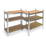 Metalna Montažna Polica 200x90x45cm Šest Nivoan 1390 - Slika 2