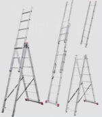 KRAUSE Corda Trodelne Aluminijumske Merdevine 3x9 - 5,3m - Slika 4