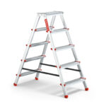 BAULICH Stepenaste Merdevine 2x5 Podest 102cm