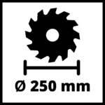 EINHELL Stoni cirkular TC - TS 254 ECO - Slika 9