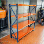 SuperHome 200x200x60cm 4x200kg Potpuno Metalna Montažna Polica - Slika 4