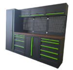 PROLINETECH Profesionalni radionicki radni sto sa ormarima i perforiranom pločom - Slika 6