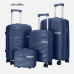 PROLINETECH Set putničkih kofera 4/1 PLT/KS-MBLU Misty Blue