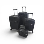 PROLINETECH Set putničkih kofera 4/1 PLT/KS-BLK Black - Slika 7